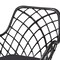 Baxton Studio Ballerina Modern Bohemian Black Finished Rattan and Metal 2-Piece Dining Chair Set, PR 231-2PC-12823-ZORO - alternate 7